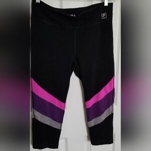 FILA SPORT COLOR BLOCK LEGGINGS.         SZ - MED.       EUC
